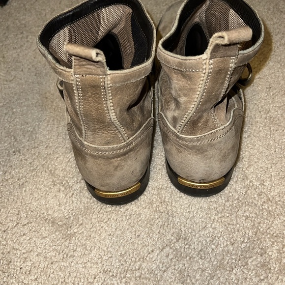 BURBERRY SOFT SUEDE MOTO BOOTIE - Picture 8 of 16